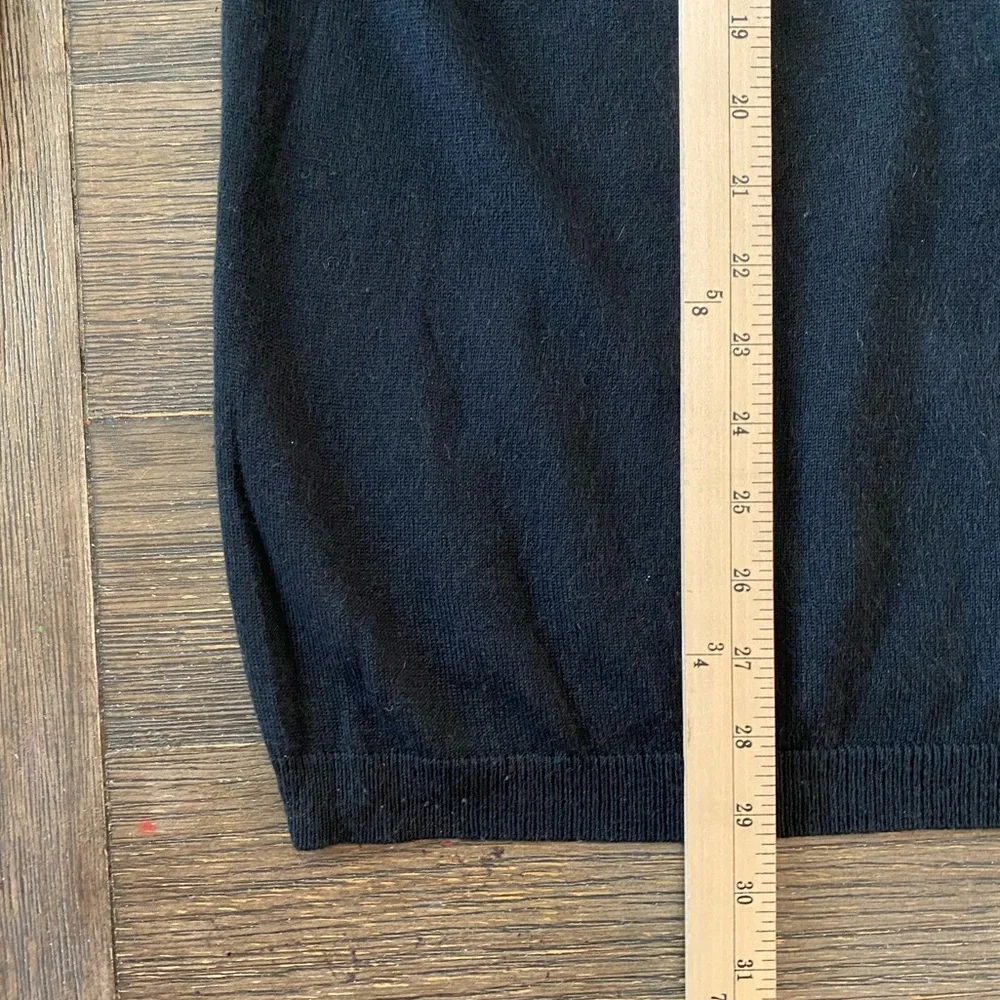 Banana Republic Men’s Silk Cashmere Sweater XL Black Classic Capsule Work Shirt